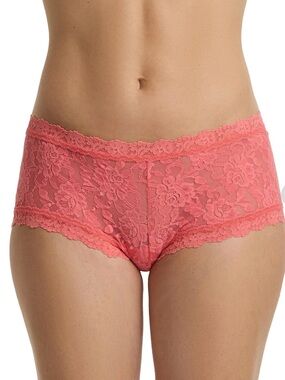 Hanky Panky Signature Lace® Boyshort Naples Red Small NWT